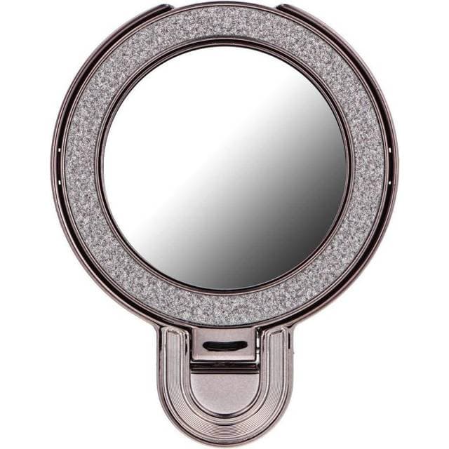 Circle Mirror Telefonholder Stick-On Sort