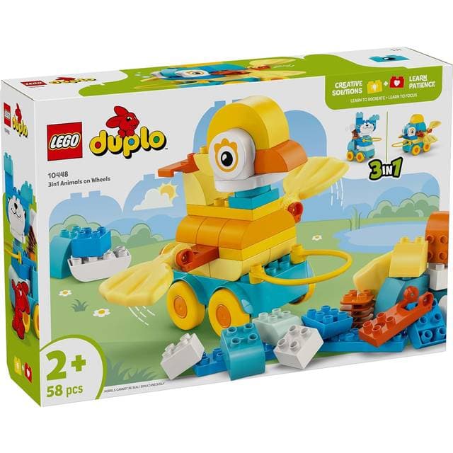 LEGO Duplo 3 in 1 Animals on Wheels 10448