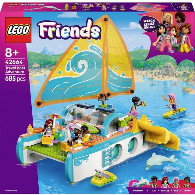 LEGO Friends Travel Boat Adventure 42664