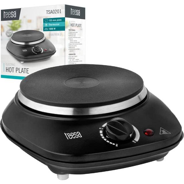 Teesa Fritstående Kogeplade 1000 W