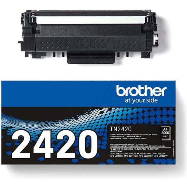 Brother TN2420 Sort Toner 3000 Sider