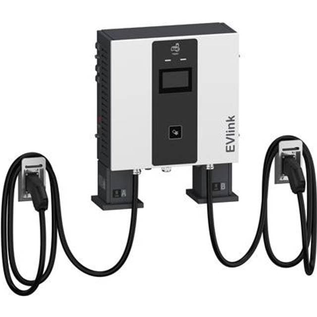 Schneider Electric 60kW DC Ladeboks 2xCCS2 5m