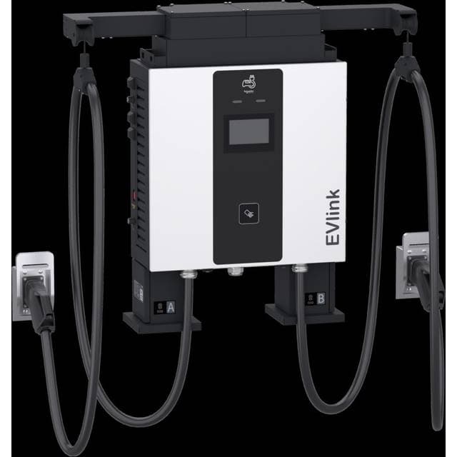 Schneider Electric 60kW DC Ladeboks 2xCCS2 5m