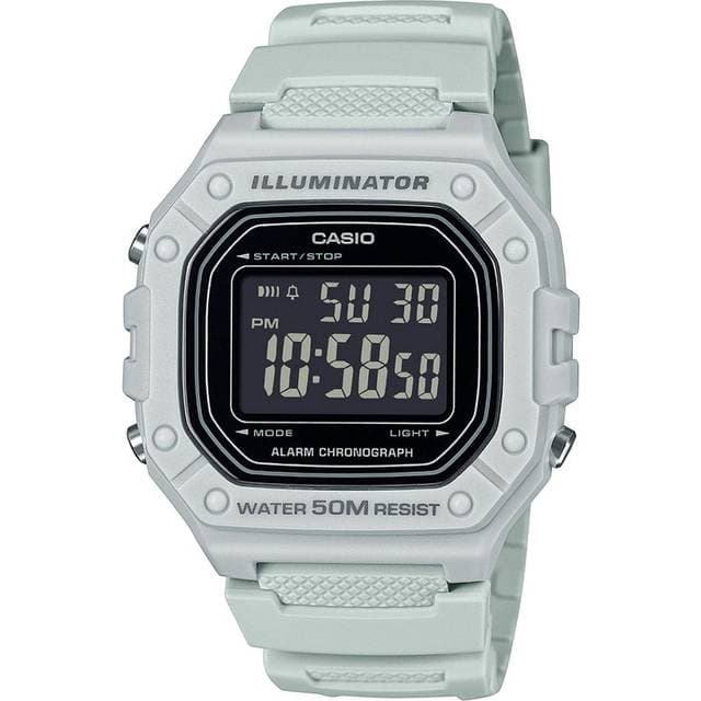 Casio W-218H-8BVEF Digital Herre Met Rem