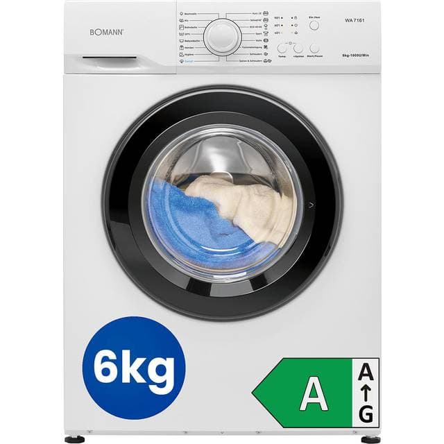 Bomann Waschmaschine 6kg 1000 U Min