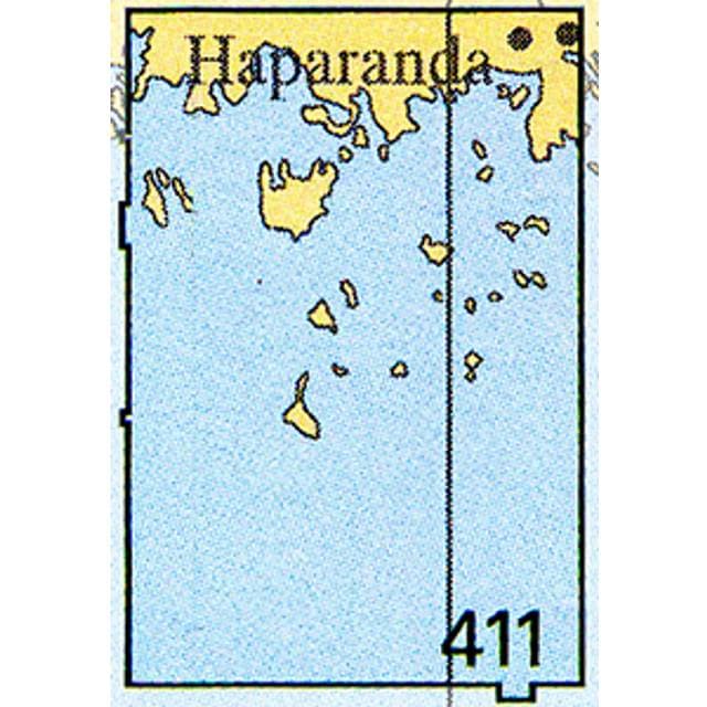 Sjöfartsverket Skærgårdskort 411 Malören