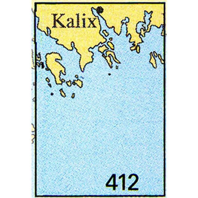 Sjöfartsverket Skærgårdskort 412 Estersön