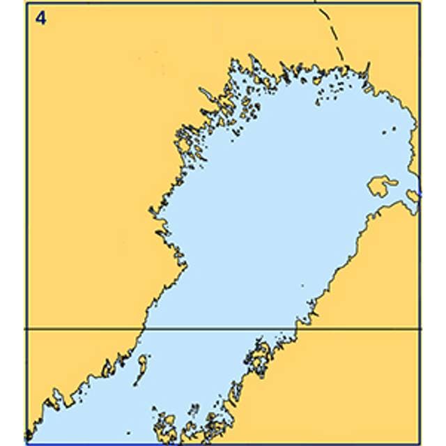 Sjöfartsverket Sjökort Nr 4 Bottenviken