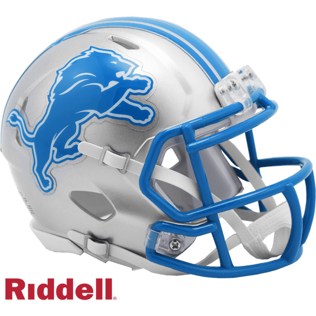 Riddell Deroit Lions Mini Speed Helmet