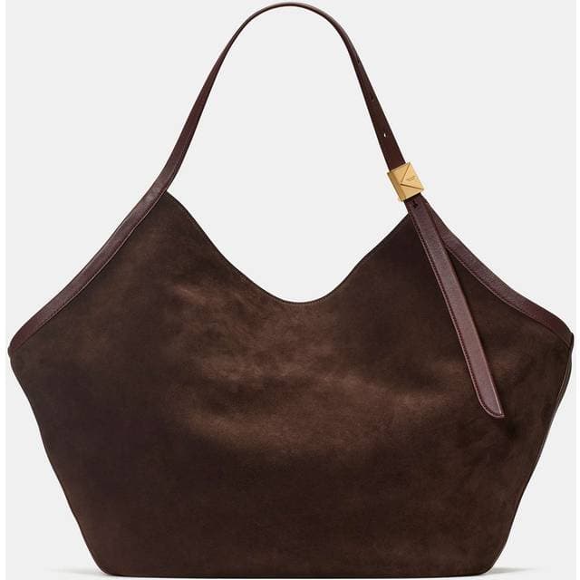 Kate Spade Deco Tulip Tote Brown Uld Brun