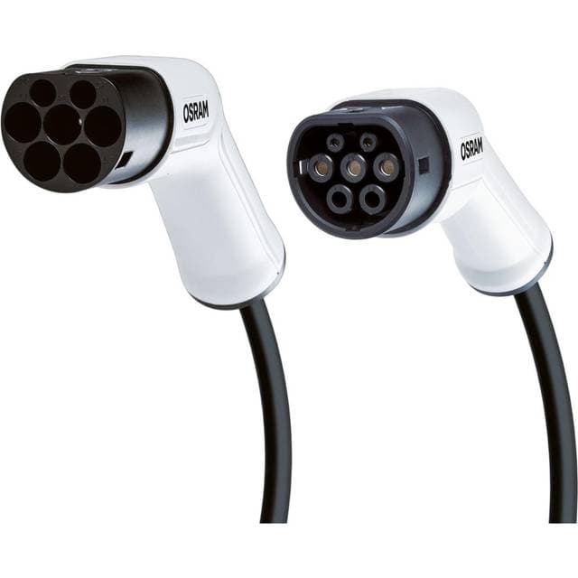 Osram Ladekabel elbil Type 2 Stik 3-faset 5m