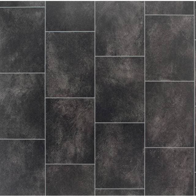 Migadan Vinylgulv, Saturn, mørkegrå flise