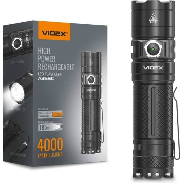 Videx Led Bærbar Lommelygte 5000K Neutral