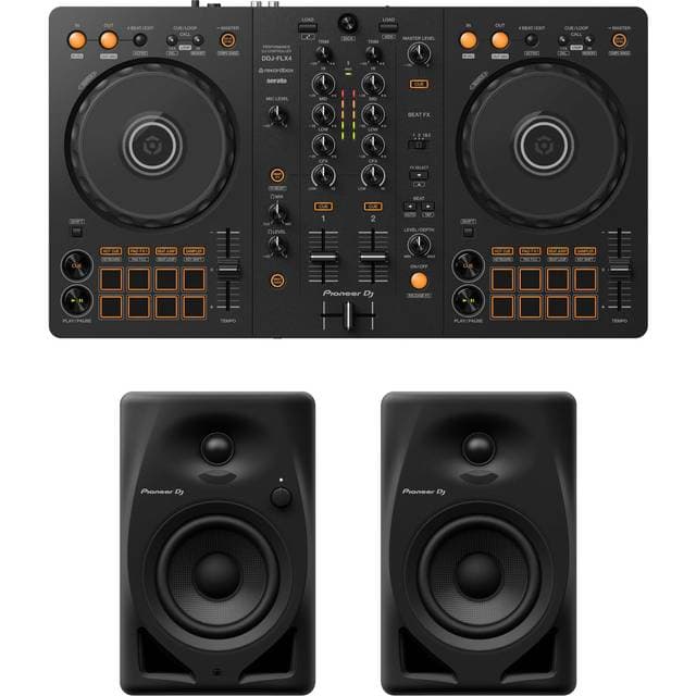 Pioneer DJ FLX4 Monitor Bundle