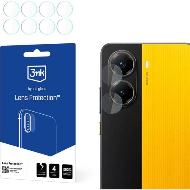 3mk Hybridglas Kameraobjektiv Linsbeskyttelse