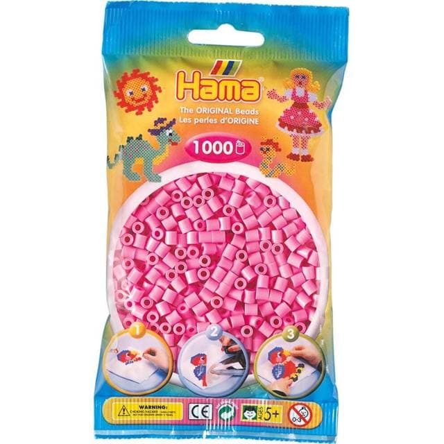 Hama Midi Perler 1000 stk Pastel Pink