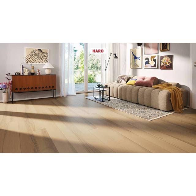 Haro Plankegulv Ask Pastel Creme Universal