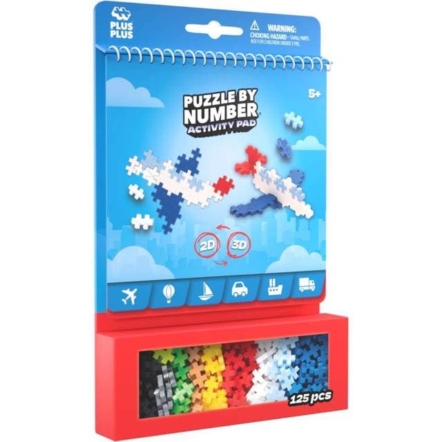 Plus Plus Aktivity Pad Transportation 125 stk