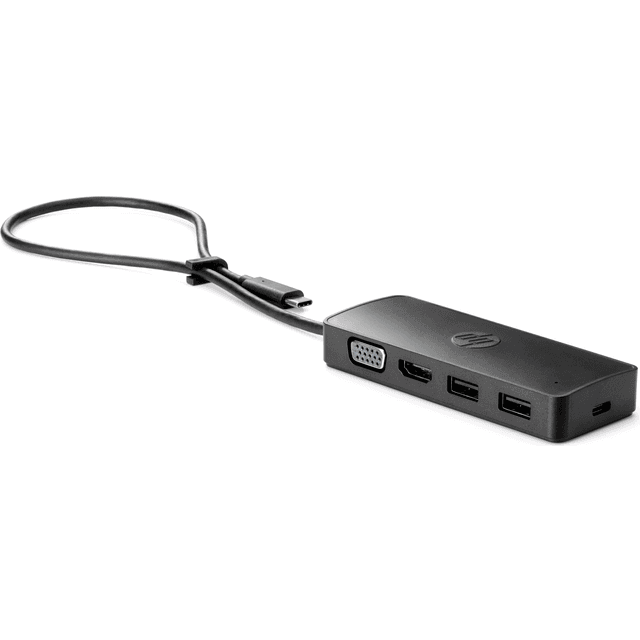 HP USB C-VGA/HDMI/2USB A M-F Adapter