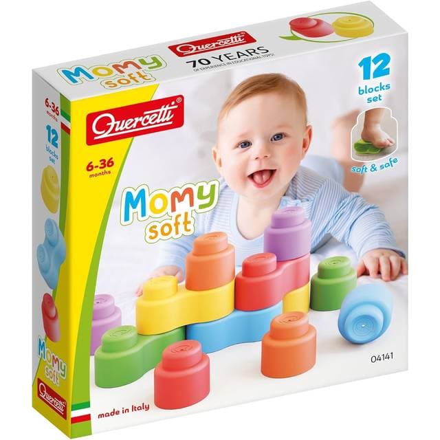 Quercetti Momy Soft 12 soft building blocks