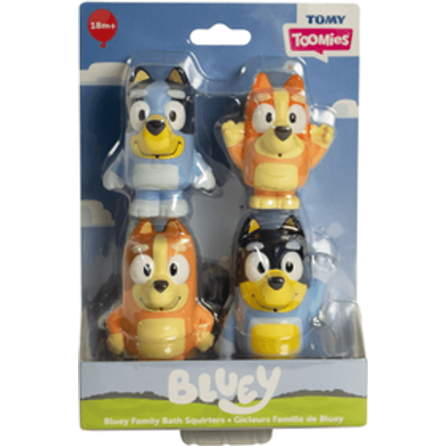 Tomy Bluey Squirter 4-pak