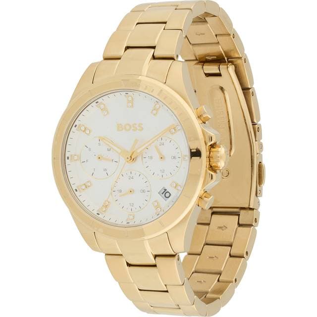 BOSS Analogt Ur Alley Guld Sølv Transparent
