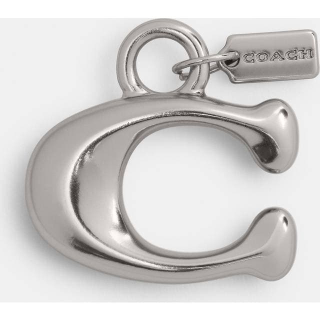 Small Signature C Shoe Charm - Silver