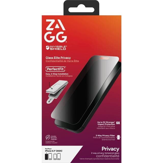 Zagg Elite Privacy Glas iPhone 17