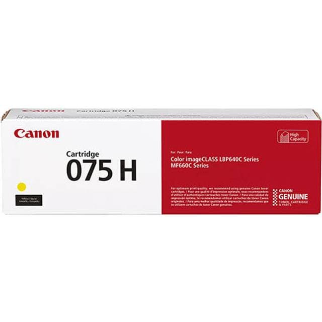 Canon Toner Cartridge 075 H Lasertoner Gul