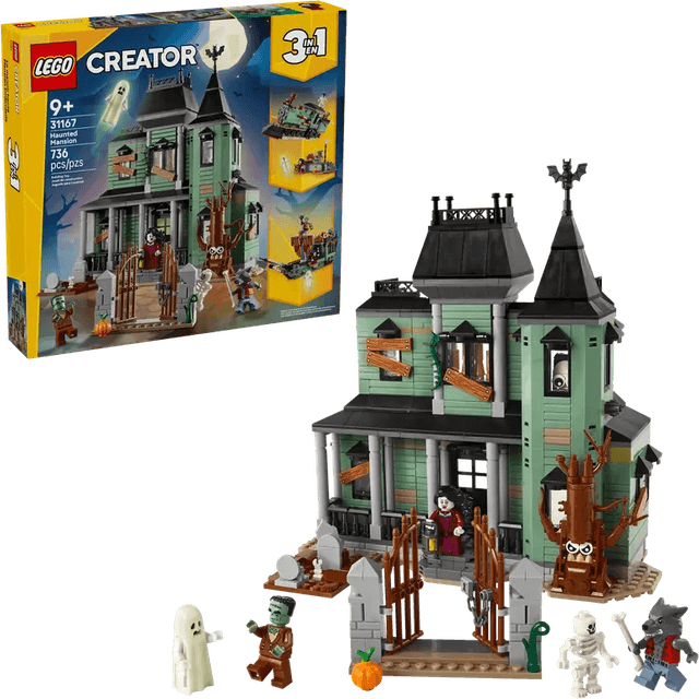 LEGO Creator 3 in 1 Hjemsøgt palæ 31167