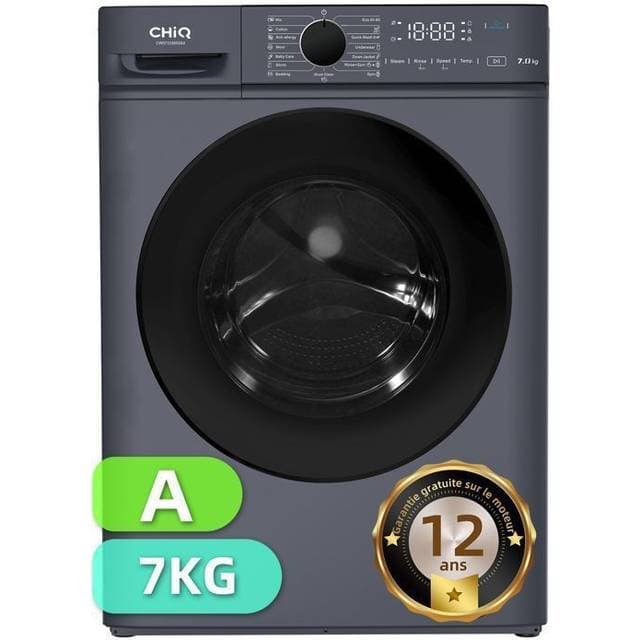 Chiq Steam Vaskemaskine 7 kg CW07123863AX