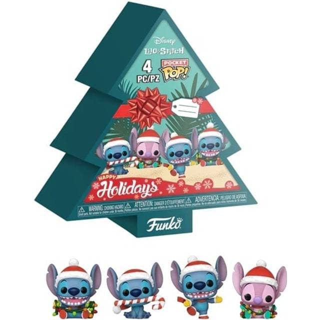 Funko Lilo Stitch Holiday Pocket Pop 4 Pack