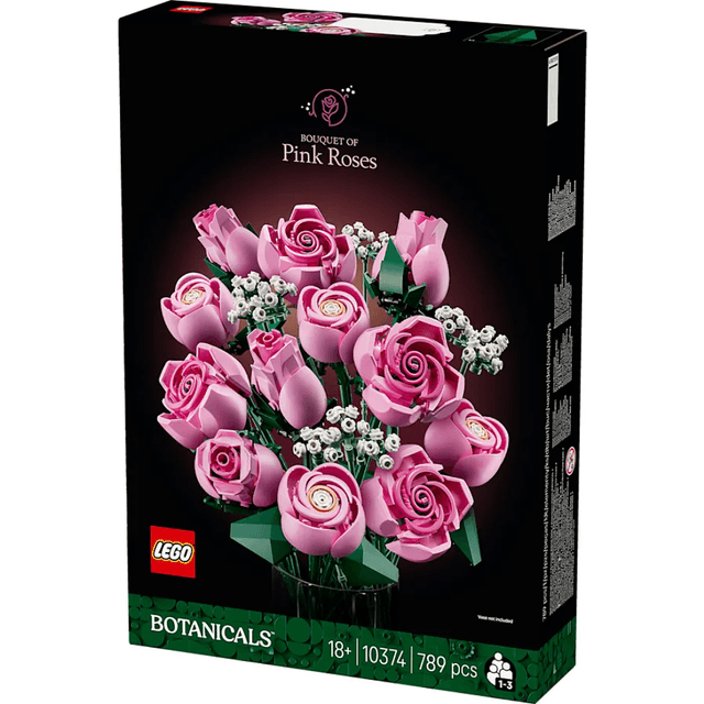 LEGO Botanicals Buket af Pink Roser 10374