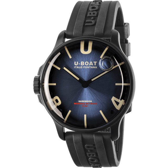 U-Boat 8700 B Darkmoon Blue IPB Soleil Watch