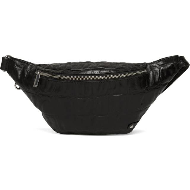 Depeche Bumbag Black Croco Deluxe