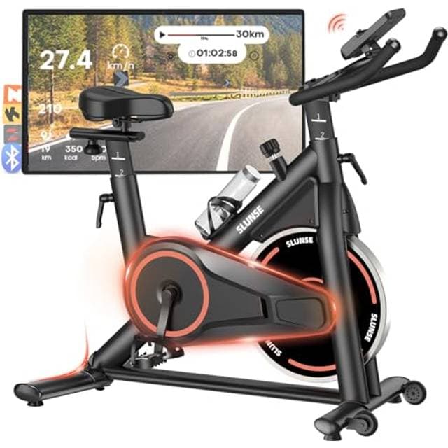 Leises Hometrainer Fahrrad mit LCD Monitor