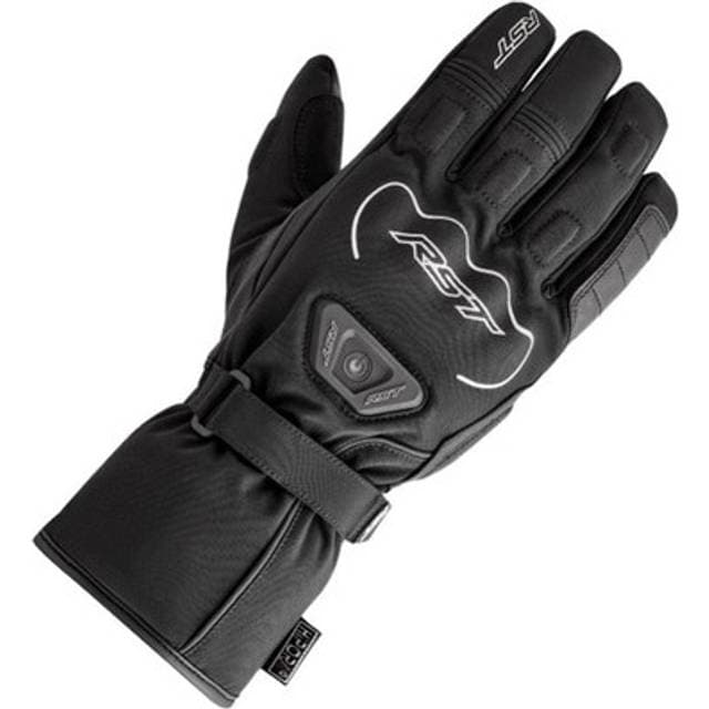 Rst MC-Handsker Aximo Opvarmede CE - Sort