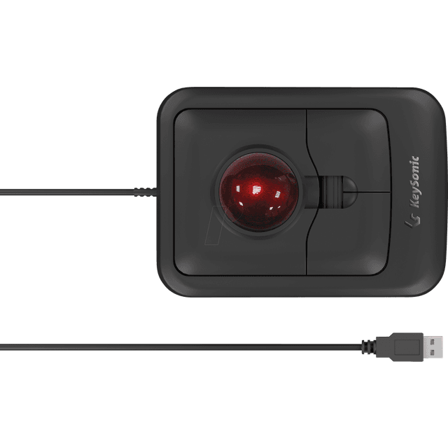 Keysonic Mus Optisk Trackball USB-A