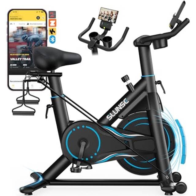 Slunse Adjustable Magnetic Exercise Bike