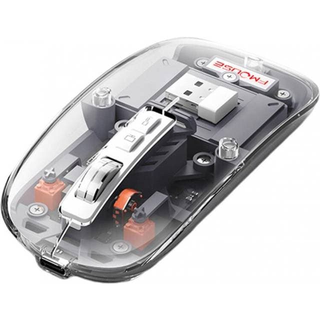 Transparent Bluetooth Wireless Mouse