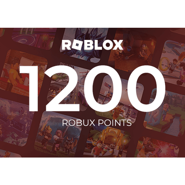 Roblox Card 1200 Robux Key