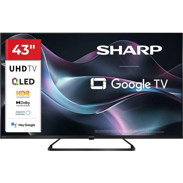 Sharp 43 Inch 4K QLED Google TV