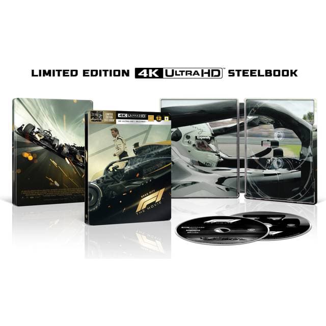 F1 The Movie Steelbook 4K Blu-Ray