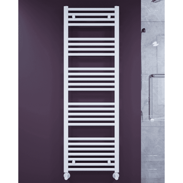 Titan Flad Håndklædetørrer 600x1500 Hvid