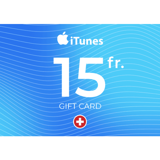 iTunes Gift Card 15 CHF