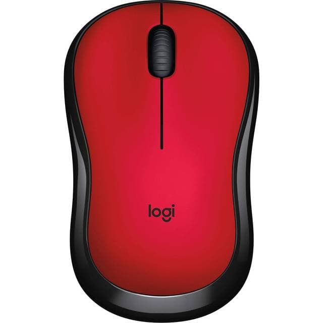 Logitech M220 Silent Wireless Mouse - Red