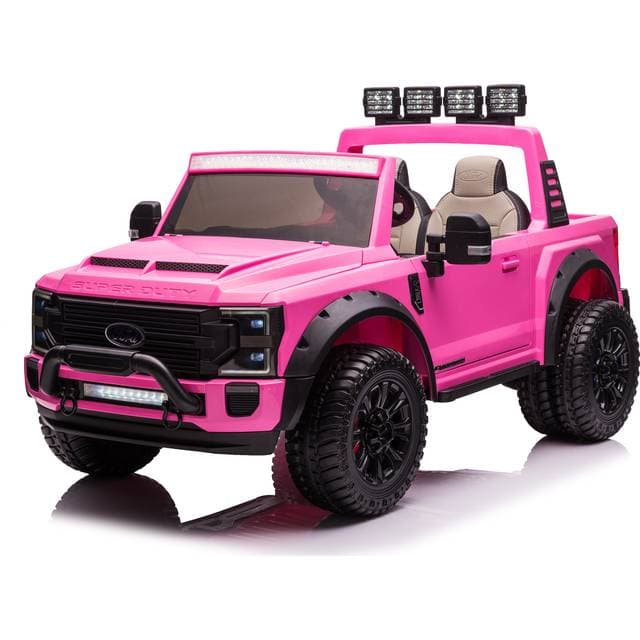 Ford Elbil Duty F450 Børnebil 4x24V Pink