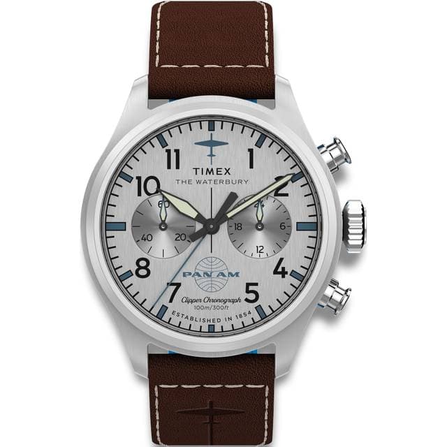 Timex Pan Am Waterbury Ace Chronograph 41 Mm