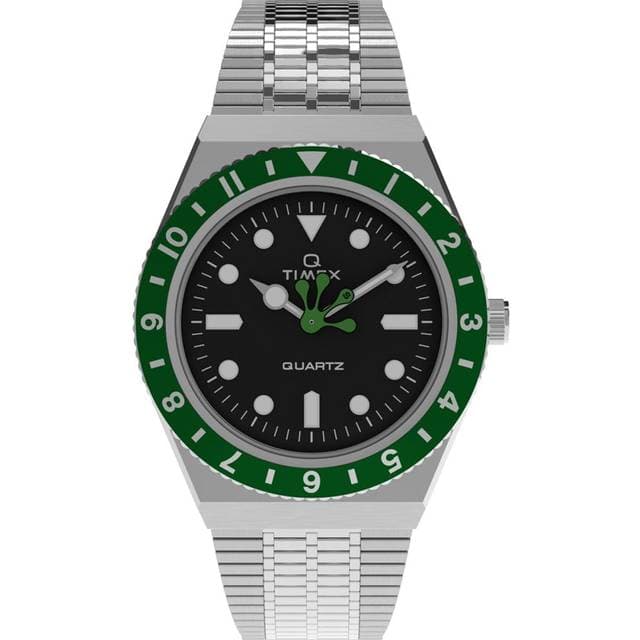 Timex Seconde TW2Y48100 Steel 38mm Black Dial