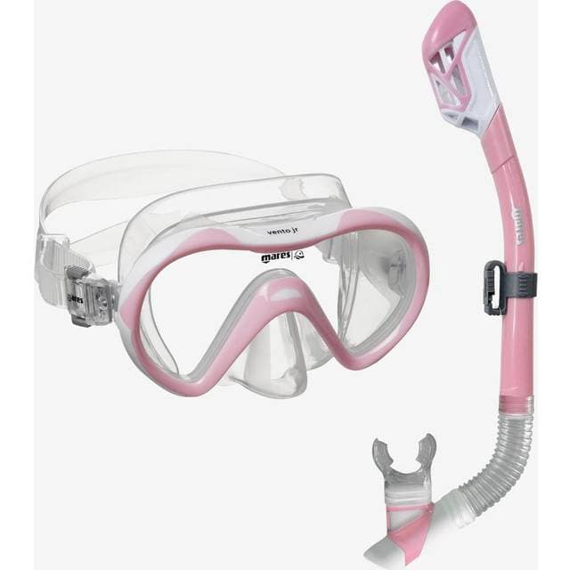 Mares Snorkelpakke Vento Dry Jr - Lyserød